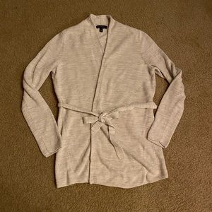 Banana Republic Grey Belted Cardigan Size Large